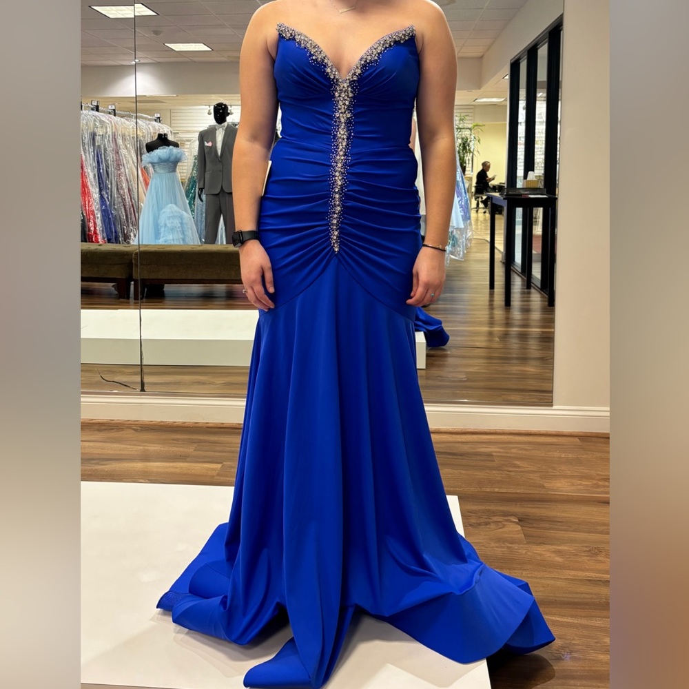 Colors Couture Royal Blue Prom Dress